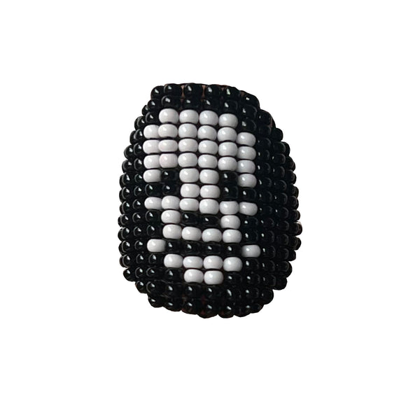 Skull - Beaded Ring